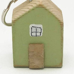 Keychain House Wooden Key Ring House Tiny House New Home Gift Tiny Gifts