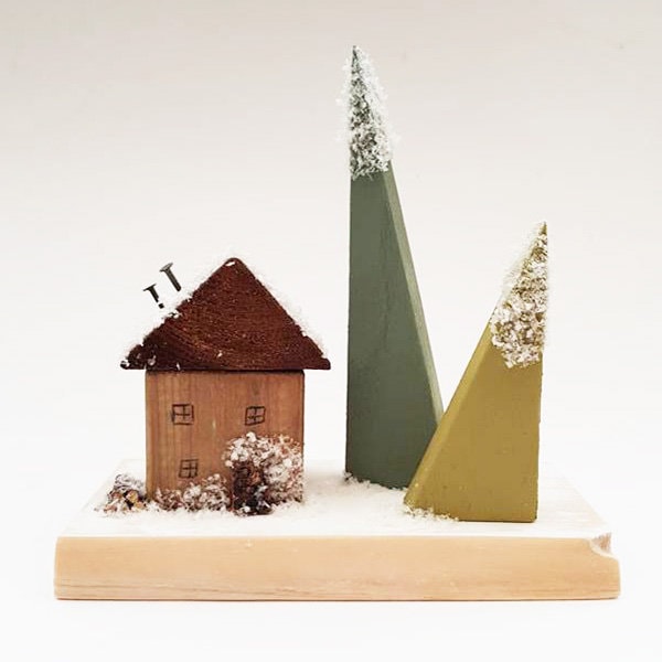 Wooden Christmas Scene Rustic Holiday Decor Christmas Decorations Rustic Wooden Christmas Decorations Modern Christmas Wooden Ornaments