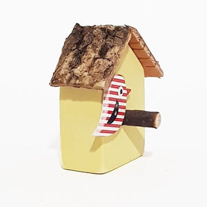 Bird House Magnet Wood Fridge Magnets Yellow Kitchen Accessories Handmade Gifts