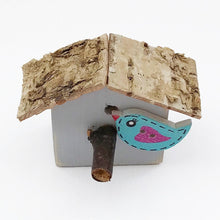 Load image into Gallery viewer, Small Fridge Magnet Bird House Magnets Wood
