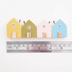 Miniature Houses Wood Wooden Houses Ornaments Tiny Houses Decor
