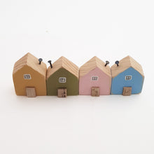 Load image into Gallery viewer, Miniature Houses Wood Wooden Houses Ornaments Tiny Houses Decor