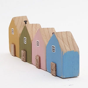Miniature Houses Wood Wooden Houses Ornaments Tiny Houses Decor