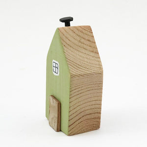 Wooden Magnet Green Miniature House Refrigerator Decals