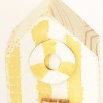 Load image into Gallery viewer, Fridge Magnets Beach Huts Beach Hut Decor Yellow Kitchen Decor