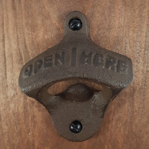 Bottle Opener Wooden Wall Mounted Home Bar Bar Accessories