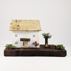 Miniature Cottage Diorama Wooden Cottages Country Cottage Decor