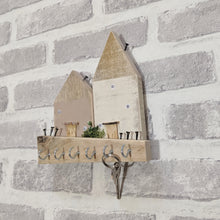 Load image into Gallery viewer, Key Holder For Wall Rustic Hall Decor