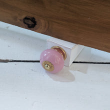 Load image into Gallery viewer, Wedge Pink Door Stop Decor Home Wood
