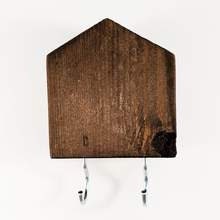 House Key Holder Wooden Houses Decor - 3 Sizes available - Painted in a colour of your choice