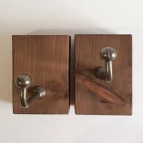 Load image into Gallery viewer, Wooden Wall Hooks Hallway Storage Home Accessories